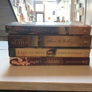 Random selection Historical fiction books. 5 total
